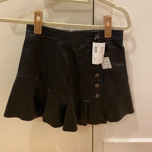 Leather skirt